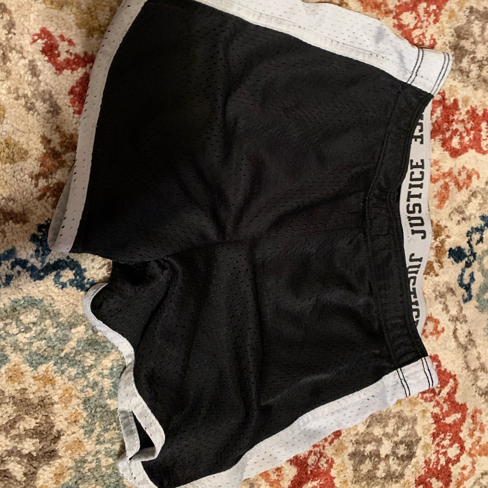justice athletic shorts, size 12, breathable, wore but in good condition